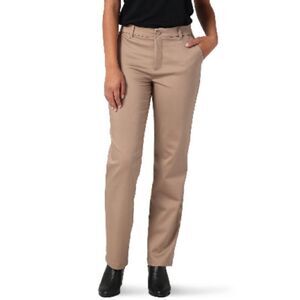 Women’s Lee Comfort Waist Mid-Rise Woven Straight Leg Pants Size 20 M